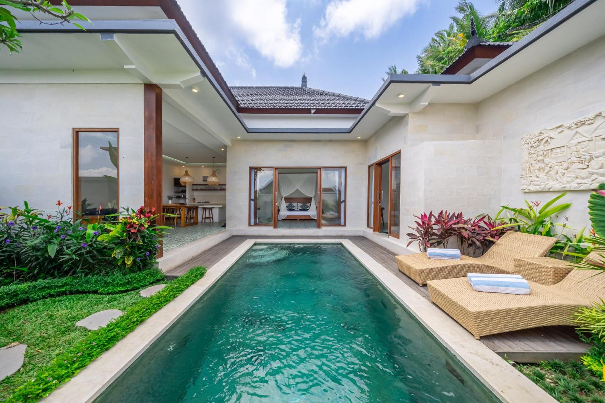 Stylish Villa, Ubud, 2 Bed,2 Bath, Location, Pool, Private!